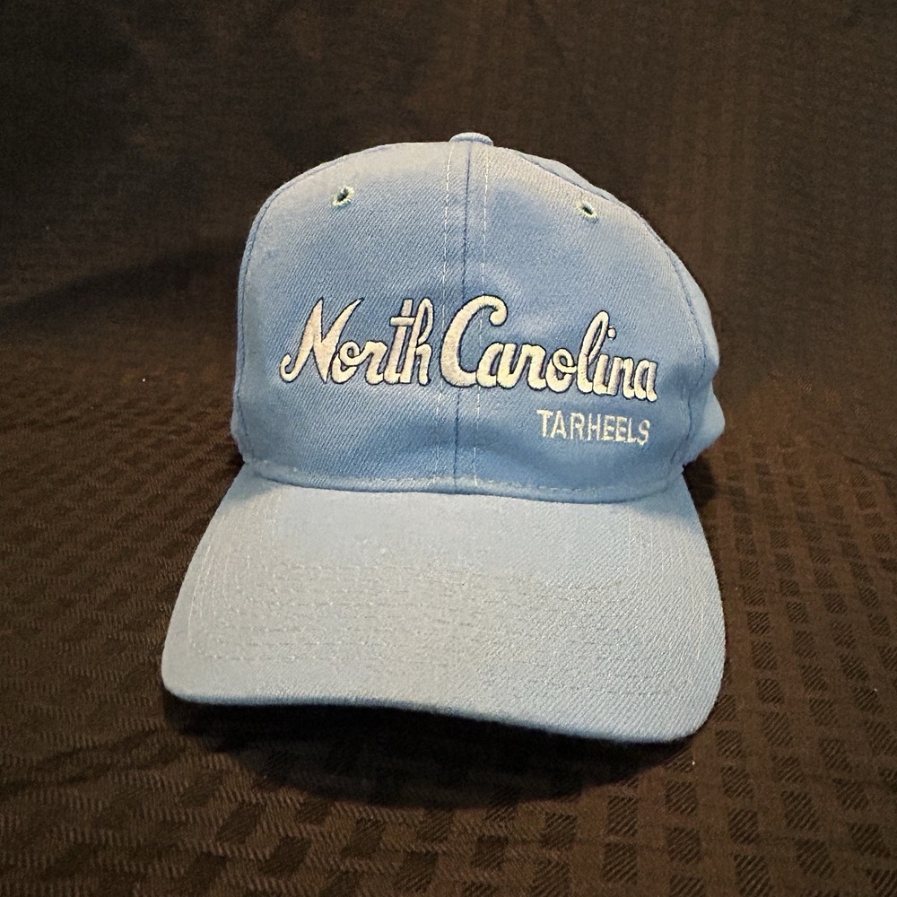 VTG The Game Snapback Hat Cap North Carolina Tar Heels Script 90s UNC